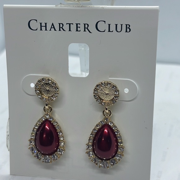 Brand new never worn Charter Club Orbital Earrings - Picture 3 of 6